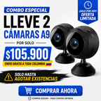 🔥 Para liquidar el stock, llévate 2 cámaras con esta oferta 😱- Mini cámara espía con conexión Wi-Fi.