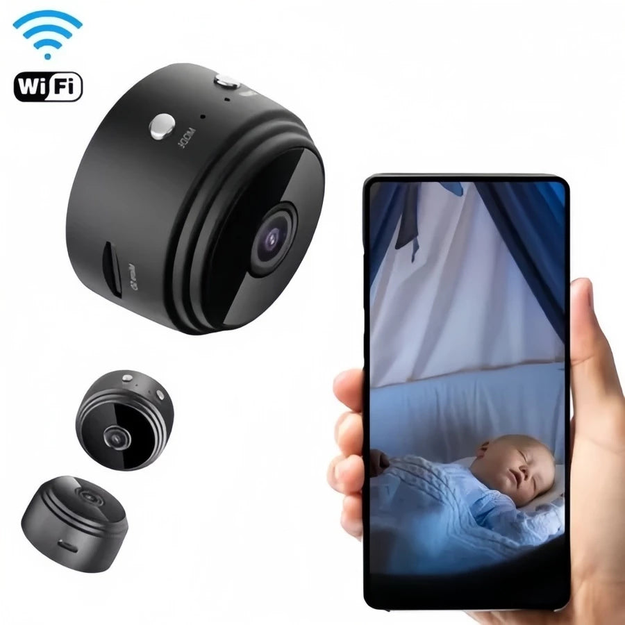 🔥 Para liquidar el stock, llévate 2 cámaras con esta oferta 😱- Mini cámara espía con conexión Wi-Fi.